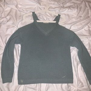 Open Shoulder Comfy Sweater